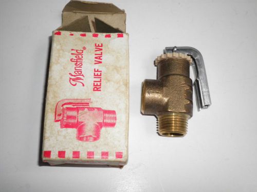 MANSFIELD 453 1/2&#034; NPT INLET OUTLET ADJUSTABLE PRESSURE RELIEF VALVE NEW IN BOX