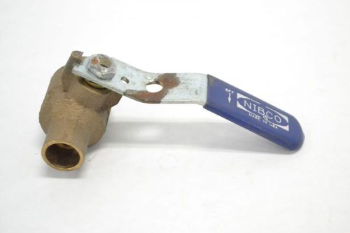 Nibco 800wog 150 bronze butt weld 1/2 in ball valve b275012 for sale