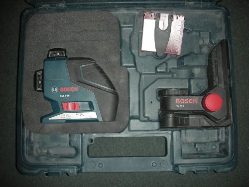 Bosch GLL3-80 3-Plane Leveling Alignment Laser Line Level ~Nice~