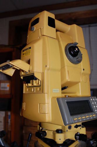 Topcon gpt-8205a robotic reflectorless total station with fc-200 data collector. for sale