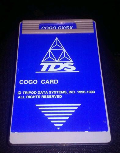 TDS COGO GX/SX Card For HP 48GX Calculator