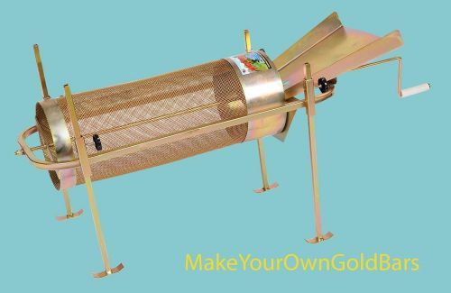 Mad mining wet or dry hand powered trommel - gold prospecting, classifing screen for sale