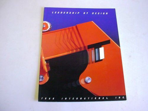 Sky Trak Telescopic Handler Forklift Information, 1992, 8 Pages, Brochure      #