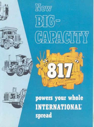 1956 ? International TD25 Crawler Construction 95 Truck Scraper Brochure wu5649