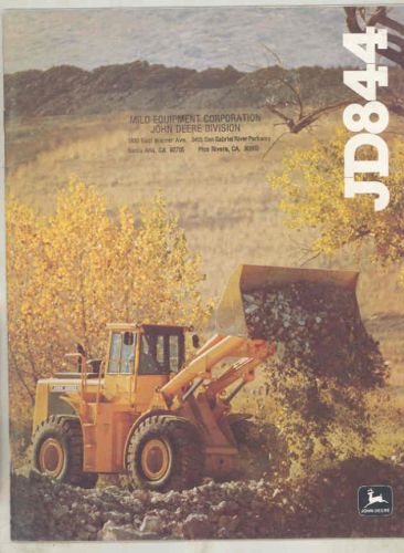 1980 john deere jd862 scrapper 20 ton construction truck brochure wu2671 for sale