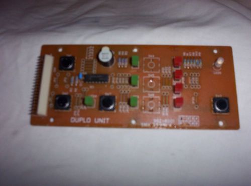 Duplo DBM-100T Trimmer Control Panel Unit Circuit Board 98Z8001