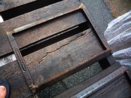 CHASE 8X12 for C&amp;P CHANDLER &amp; PRICE PLATEN WITH REPAIRS LETTERPRESS RARE #1