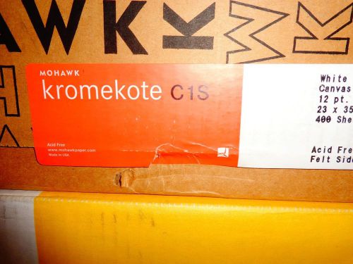 New case of Kromekote C1s 12pt.cover  HIGH GLOSS  23 x 35  LOOK SAVE