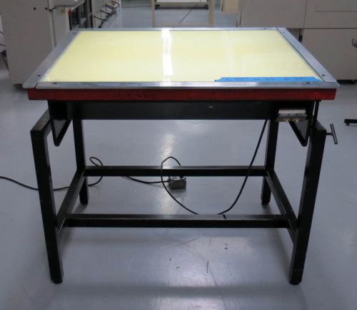 Light table viewing station 45” l x 35” w x 39”h – working condition for sale