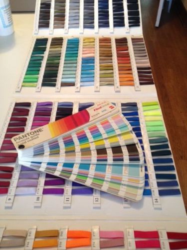 PANTONE FORMULA GUIDE SOLID COATED BOOK &amp; 2&#034; POLYESTER TAPE STANDARD COLOR CHART