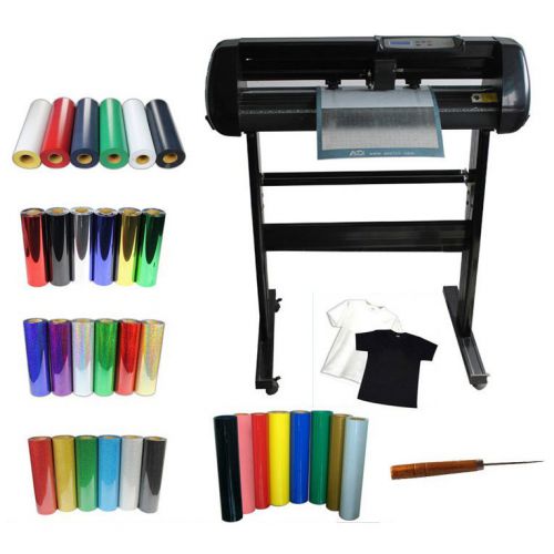 24&#034; cutting plotter  5kinds of heat transfer vinyl cutting mat heat press kit for sale