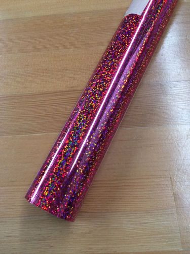 SAVE!  10&#039; RED Specialty Materials DecoSparkle Glitter heat applied vinyl