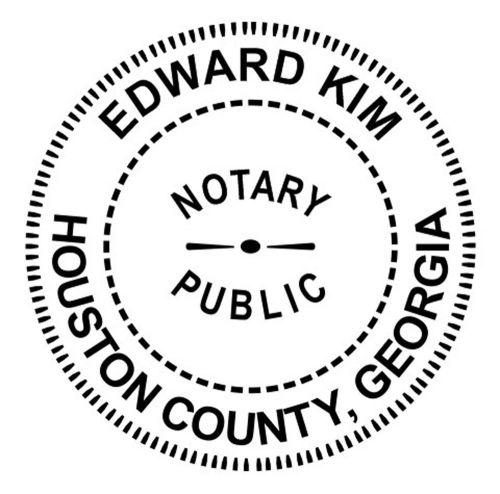 BEST selling Custom Round Official GEORGIA NOTARY SEAL Self Inking RUBBER STAMP