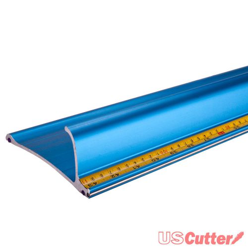 31&#034; aluminum big foot safety ruler graphics crafts vinyl cutting trimming tool for sale