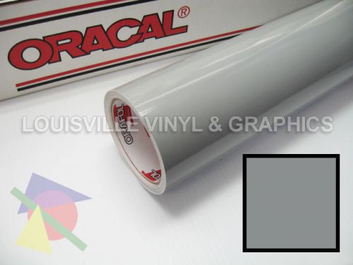 1 roll 24&#034; x 5 yds middle grey oracal 651 sign &amp; graphics cutting vinyl for sale