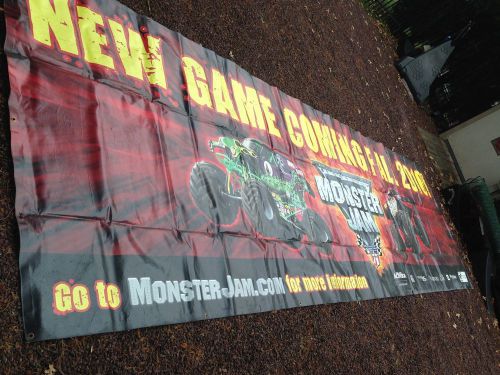 2 professional - official monster truck banners  &gt; huge 6&#039; x 19&#039; for sale