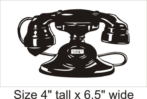 2x great old phone car vinyl sticker decal truck bumper laptop gift fac - 793 for sale