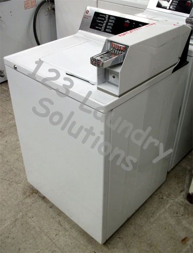 Top Load Washer 120v Stainless Steel Tub White GE WCRD2050F2WC Used