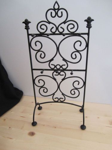 15&#034; metal JEWELRY RACK EARRING SMALL ITEM COUNTERTOP DESKTOP VANITY