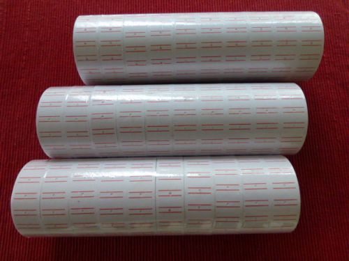 LABELS FOR A  H*NGSHENG  MX5500- EOS (NEW) 3 SLEEVES OF 10 ROLLS- 15,000 LABELS