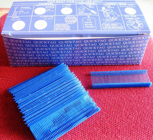 5000  1&#034; INCH REGULAR  BLUE  PRICE TAG TAGGING  BARBS FASTENERS