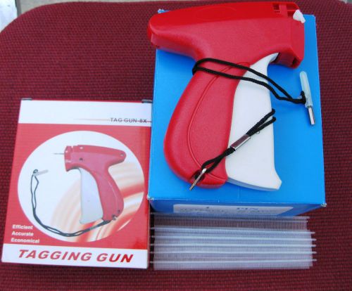 Fine Tagging Gun &amp; 10000  1/4&#034; Clear  Extra  Fine Plastic Barbs
