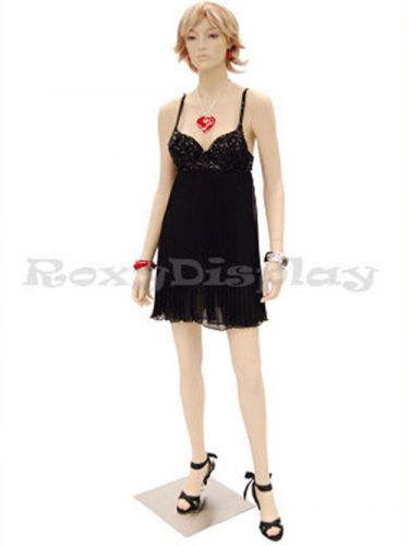 Female fiberglass mannequin pretty face elegant looking dress form #md-a3f1 for sale