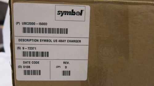 symbol 4bay charger UBC2000-1500D NEW IN THE BOX