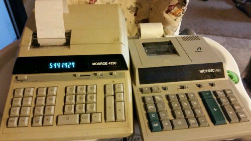 Electronic Calculator with paper reciept.no cash register, time clock No reserve
