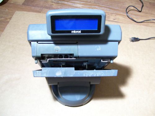 MICROS WORKSTATION 4 12&#034; LCD TOUSCHREEN POS SYSTEM UNIT TERMINAL (AS IS)