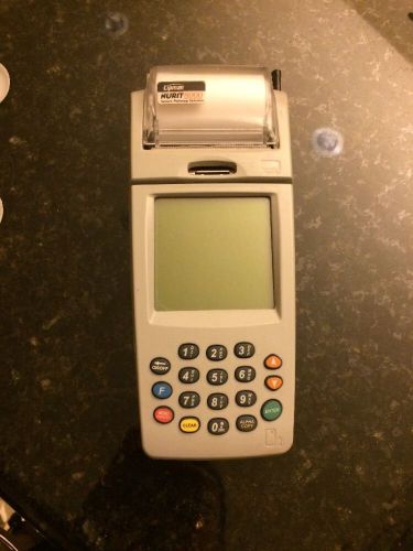 Nurit 8000 Lipman Credit Machine (unsure If Working) No Charger