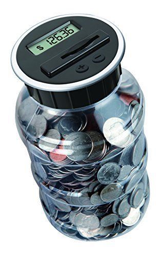 NEW Digital Energy Digital Counting Coin Bank- Automatically Totals up Your Savi