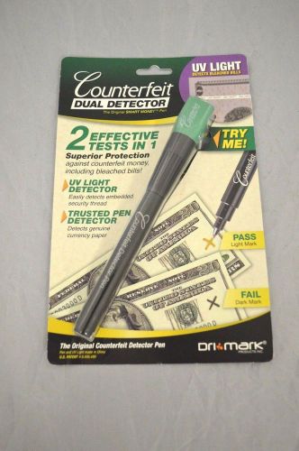 Dri Mark Counterfeit Detector Pen with UV Led Light - 2 Accurate Ways To Test