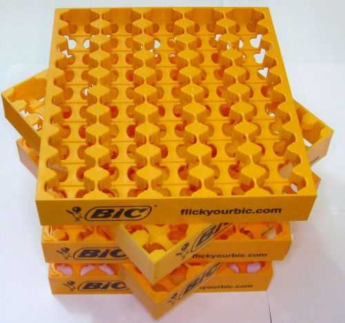 5 Empty Display Trays for 50 regular size Bic Lighters