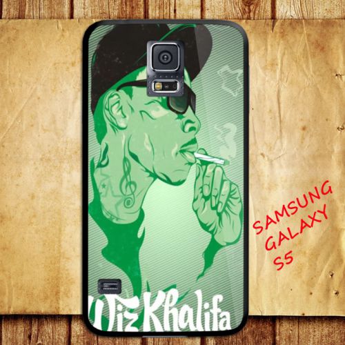 iPhone and Samsung Galaxy - Wiz Khalifa Green Smoke Painting Hot - Case