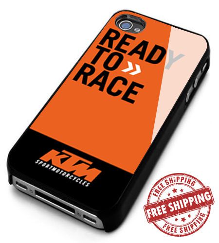 KTM motorcycle Logo iPhone 4/4s/5/5s/5c/6/6+ Black Hard Case