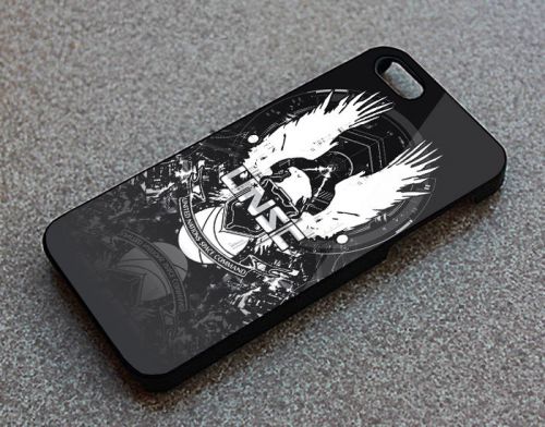 Halo4 Unsc Gray Logo For iPhone 4 5 5C 6 S4 Apple Case Cover
