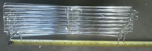 20 Wire Fence Dividers 3&#034; H x 17&#034; L - Gondola, Shelving Lozier Madix - Chrome