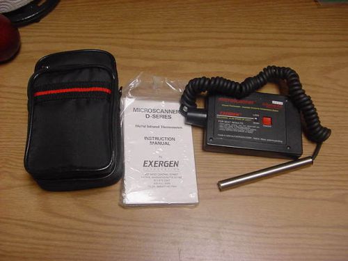 Exergen microscanner d350f infrared scanner/thermometer for sale