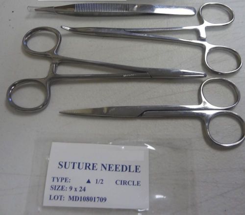 5 Piece Dog Ear Suture Kit Surgical Veterinary Instruments