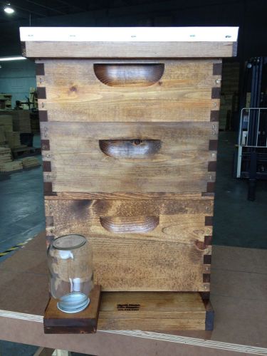 Bee hive set - 3 story cherry- beekeeping equipment for sale