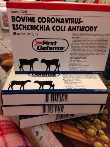 FIRST DEFENSE BOVINE CORONAVIRUS-ESCHERICHIA COLI ANTIBODY NIB 891836000001 X4