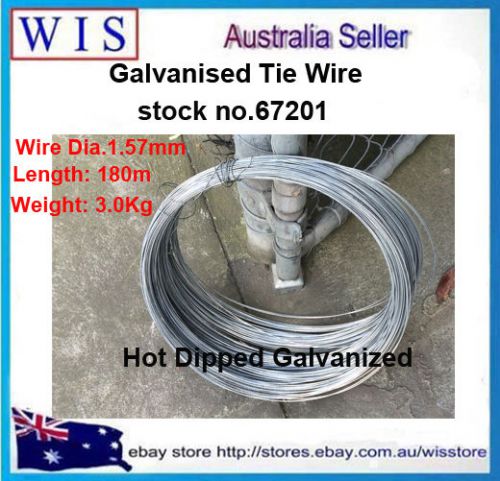 Galvanised tie wire 3kg,1.57mmx180m-soft tie wire fencing wire for mesh-67201 for sale