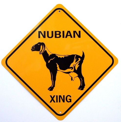 NUBIAN XING  Aluminum Goat Sign Won&#039;t rust or fade