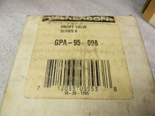 NEW IN BOX WILKERSON ON/OFF VALVE SERIES A GPA 95 098