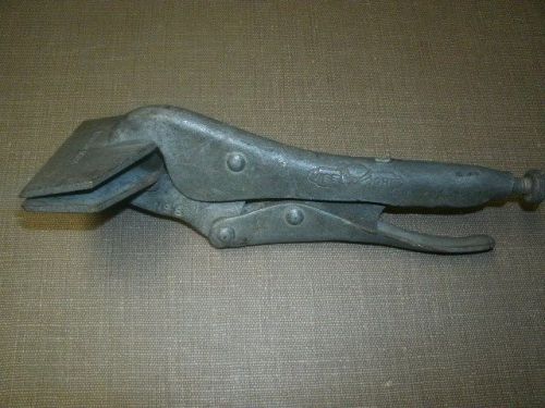 Vintage no 8 pat applied neb for welding clamp visegrips good old antique tool for sale
