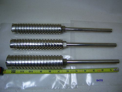 (5475) lot of 3 round shank large hole masonry concrete drill bits 1/2&#034; for sale