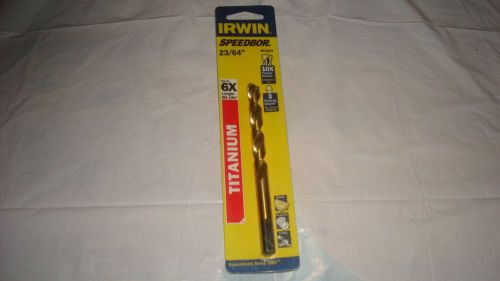 Irwin  23/64&#039;&#039; Drill