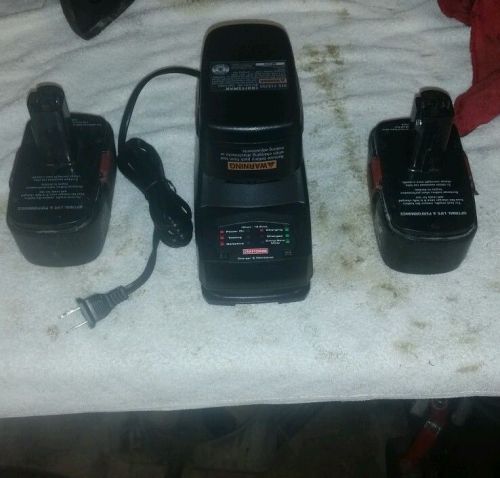 Craftsmans (3) 19.2 volt batteries and (1) brand new charger