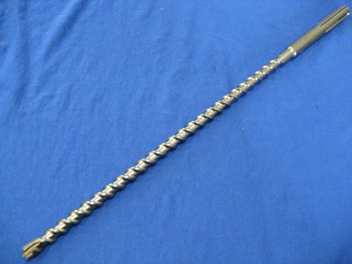 NEW 5/8&#034; DIAMETER GERMAN SDS MAX CARBIDE TIP HAMMER DRILL BIT 21&#034; GERMANY